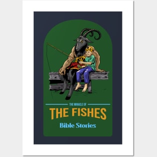 Funny Retro "The Miracle Of The Fishes" Parody Posters and Art